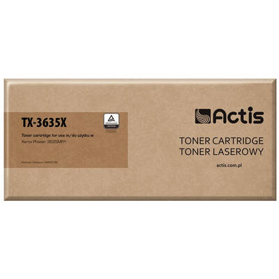 Toner imprimanta ACTIS COMPATIBIL TX-3635X for Xerox printer; Xerox 108R00796 replacement; Standard; 10000 pages; black