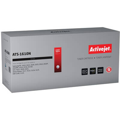 Toner imprimanta ACTIVEJET COMPATIBIL ATS-1610N for Samsung printer; Samsung ML-1610D2 / 2010D3, Xerox 106R01159, Dell J9833 replacement; Supreme; 3000 pages; black