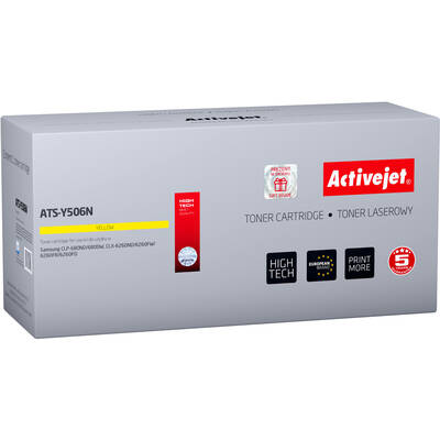 Toner imprimanta ACTIVEJET COMPATIBIL ATS-Y506N for Samsung printers; replacement CLT-Y506L; Supreme; 3500 pages; yellow