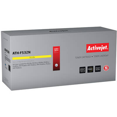 Toner imprimanta ACTIVEJET COMPATIBIL ATH-F532N for HP printer; HP 205A CF532A replacement; Supreme; 900 pages; yellow