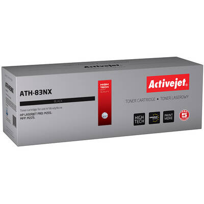Toner imprimanta ACTIVEJET COMPATIBIL ATH-83NX for HP printer; HP 83X CF283X replacement; Supreme; 2200 pages; black