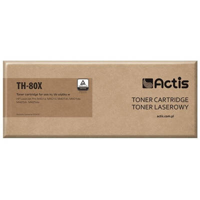 Toner imprimanta ACTIS COMPATIBIL TH-80X for HP printer; HP 80X CF280X replacement; Standard; 6900 pages; black