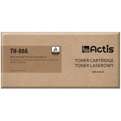 Toner imprimanta ACTIS COMPATIBIL TH-80A for HP printer; HP 80A CF280A replacement; Standard; 2700 pages; black