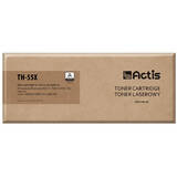 ACTIS COMPATIBIL TH-55X for HP printer; HP 55X CE255X, Canon CRG-724H replacement; Standard; 12500 pages; black