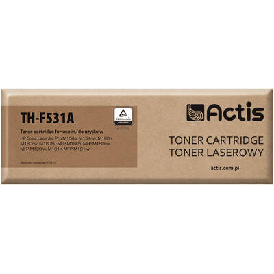 Toner imprimanta ACTIS COMPATIBIL TH-F531A for HP printer; HP 205A CF531A replacement; Standard; 900 pages; cyan