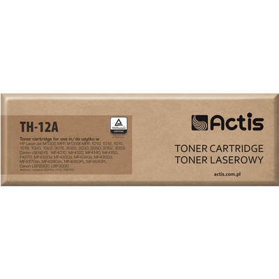 Toner imprimanta ACTIS COMPATIBIL TH-12A for HP printer; HP 12A Q2612A, Canon FX-10, Canon CRG-703 replacement; Standard, 2000 pages; black