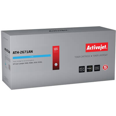 Toner imprimanta ACTIVEJET COMPATIBIL ATH-2671AN for HP printer; HP 309A Q2671A replacement; Premium; 4000 pages; cyan