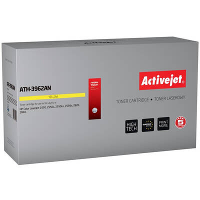 Toner imprimanta ACTIVEJET COMPATIBIL ATH-3962AN for HP printer; HP 122A Q3962A, Canon CRG-701Y replacement; Premium; 4000 pages; magenta