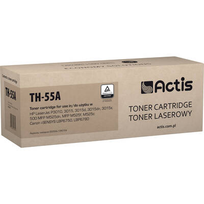 Toner imprimanta ACTIS COMPATIBIL TH-55A for HP printer; HP 55A CE255A replacement; Standard; 6000 pages; black