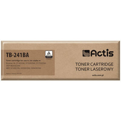 Toner imprimanta ACTIS COMPATIBIL TB-241BA for Brother printer; Brother TN-241BK replacement; Standard; 2200 pages; black