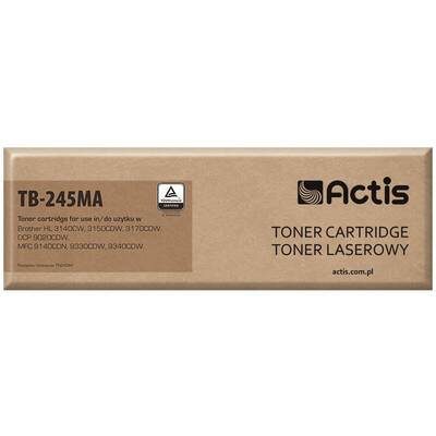 Toner imprimanta ACTIS COMPATIBIL TB-245MA for Brother printer; Brother TN-245M replacement; Standard; 2200 pages; magenta