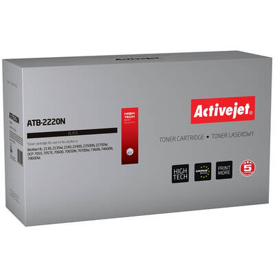 Toner imprimanta ACTIVEJET COMPATIBIL ATB-2220N for Brother printer; Brother TN-2220/TN-2010 replacement; Supreme; 2600 pages; black