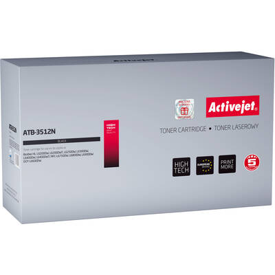 Toner imprimanta ACTIVEJET COMPATIBIL ATB-3512N for Brother printer; Brother TN-3512 replacement; Supreme; 12000 pages; black