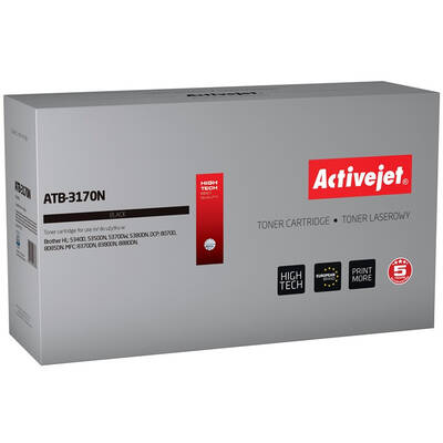 Toner imprimanta ACTIVEJET COMPATIBIL ATB-3170N for Brother printer; Brother TN-3170 replacement; Supreme; 7000 pages; black