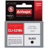 ACTIVEJET COMPATIBIL ACC-521BN for Canon printer; Canon CLI-521Bk replacement; Supreme; 10 ml; black