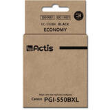 ACTIS COMPATIBIL KC-550Bk for Canon printer; Canon PGI-550Bk replacement; Standard; 23 ml; black (with chip)