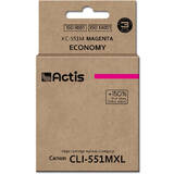 ACTIS COMPATIBIL KC-551M for Canon printer; Canon CLI-551M replacement; Standard; 12 ml; magenta (with chip)