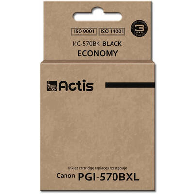Cartus Imprimanta ACTIS COMPATIBIL KC-570Bk for Canon printer; Canon PGI-570Bk replacement; Standard; 22 ml; black