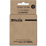 ACTIS COMPATIBIL KC-571Bk for Canon printer; Canon CLI-571Y replacement; Standard; 12 ml; black