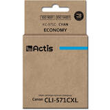 ACTIS COMPATIBIL KC-571C for Canon printer; Canon CLI-571C replacement; Standard; 12 ml; cyan