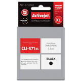 ACTIVEJET COMPATIBIL ACC-571BNX for Canon printer; Canon CLI-571Bk XL replacement; Supreme; 12 ml; black