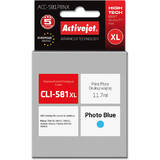 ACTIVEJET COMPATIBIL ACC-581PBNX for Canon printer; Canon CLI-581PB XL replacement; Supreme; 11.70 ml; photo blue