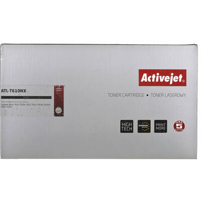 Toner imprimanta ACTIVEJET COMPATIBIL ATL-T610NX for Lexmark printers, Replacement Lexmark 12A5845; Supreme; 25000 pages; black.