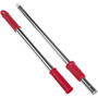 GREENBLUE Rotating Telescopic Rotary Metal Stick GB901 Red
