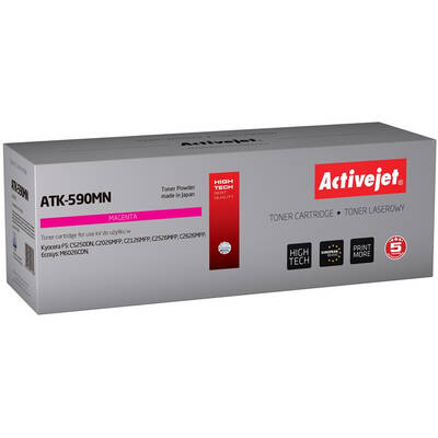 Toner imprimanta ACTIVEJET COMPATIBIL ATK-590MN for Kyocera printer; Kyocera TK-590M replacement; Supreme; 5000 pages; magenta