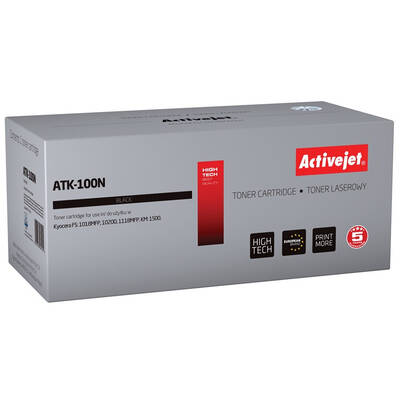 Toner imprimanta ACTIVEJET COMPATIBIL ATK-100N for Kyocera printer; Kyocera TK-100/TK-18 replacement; Supreme; 7800 pages; black