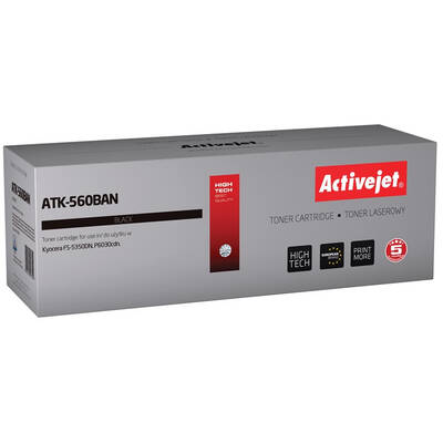 Toner imprimanta ACTIVEJET COMPATIBIL ATK-560BAN for Kyocera printer; Kyocera TK-560K replacement; Premium; 12000 pages; black