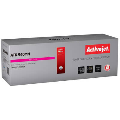 Toner imprimanta ACTIVEJET COMPATIBIL ATK-540MN for Kyocera printer; Kyocera TK-540M replacement; Supreme; 4000 pages; magenta