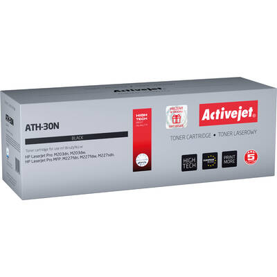 Toner imprimanta ACTIVEJET Compatibil ATH-30N for HP printer; HP 30A CF230A replacement; Supreme; 1600 pages; black