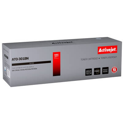 Toner imprimanta ACTIVEJET Compatibil ATO-301BN for OKI printer; OKI 44973536 replacement; Supreme; 2200 pages; black