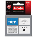 ACTIVEJET Compatibil AE-711R for Epson printer, Epson T0711, T0891, T1001 replacement; Premium; 9 ml; black