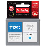 ACTIVEJET Compatibil AE-1292N for Epson printer, Epson T1292 replacement; Supreme; 15 ml; cyan