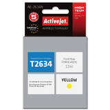 ACTIVEJET Compatibil AE-2634N for Epson printer, Epson 26 T2634 replacement; Supreme; 12 ml; yellow