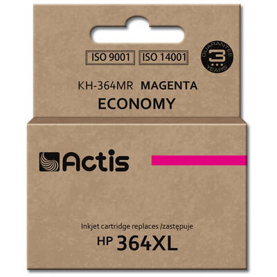 Cartus Imprimanta ACTIS Compatibil KH-364MR for HP printer; HP 364XL CB324EE replacement; Standard; 12 ml; magenta