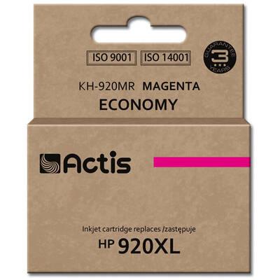 Cartus Imprimanta ACTIS Compatibil KH-920MR for HP printer; HP 920XL CD973AE replacement; Standard; 12 ml; magenta