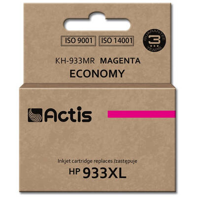 Cartus Imprimanta ACTIS Compatibil KH-933MR for HP printer; HP 933XL CN055AE replacement; Standard; 13 ml; magenta
