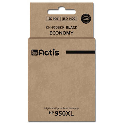 Cartus Imprimanta ACTIS Compatibil KH-950BKR for HP printer; HP 950XL CN045AE replacement; Standard; 80 ml; black