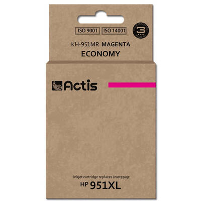 Cartus Imprimanta ACTIS Compatibil KH-951MR for HP printer; HP 951XL CN047AE replacement; Standard; 25 ml; magenta