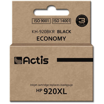 Cartus Imprimanta ACTIS Compatibil KH-920BKR for HP printer; HP 920XL CD975AE replacement; Standard; 50 ml; black