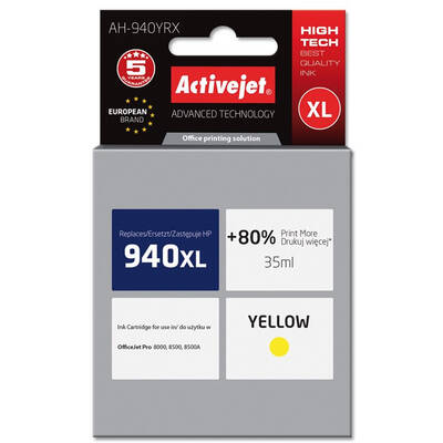 Cartus Imprimanta ACTIVEJET Compatibil for Hewlett Packard No.940XL C4909AE