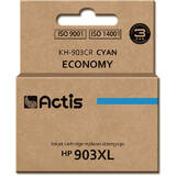 ACTIS Compatibil KH-903CR for HP printer; HP 903XL T6M03AE replacement; Standard; 12 ml; cyan - New Chip