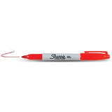 Sharpie Fine Point permanent marker Fine tip Red