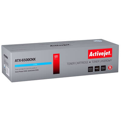 Toner imprimanta ACTIVEJET Compatibil ATX-6500CNX for Xerox printer; Xerox 106R01601 replacement; Supreme; 2500 pages; cyan