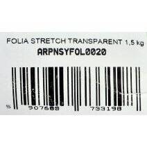 STRETCH FILM TRANSPARENT 1,5 KG