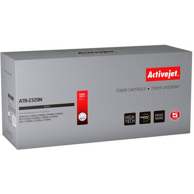 Toner imprimanta ACTIVEJET Compatibil ATB-2320N for Brother printer; Brother TN-2320 replacement; Supreme; 2600 pages; black