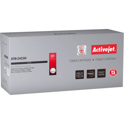 Toner imprimanta ACTIVEJET Compatibil ATB-2421N for Brother printer; Brother TN-2421 replacement; Supreme; 3000 pages; black